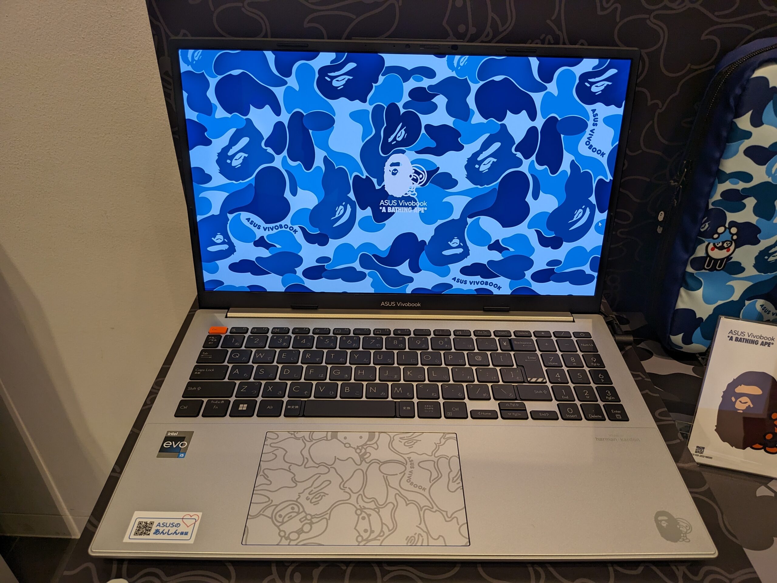 ASUSがA BATHING APEとコラボ！高性能なPC「ASUS Vivobook S 15 OLED
