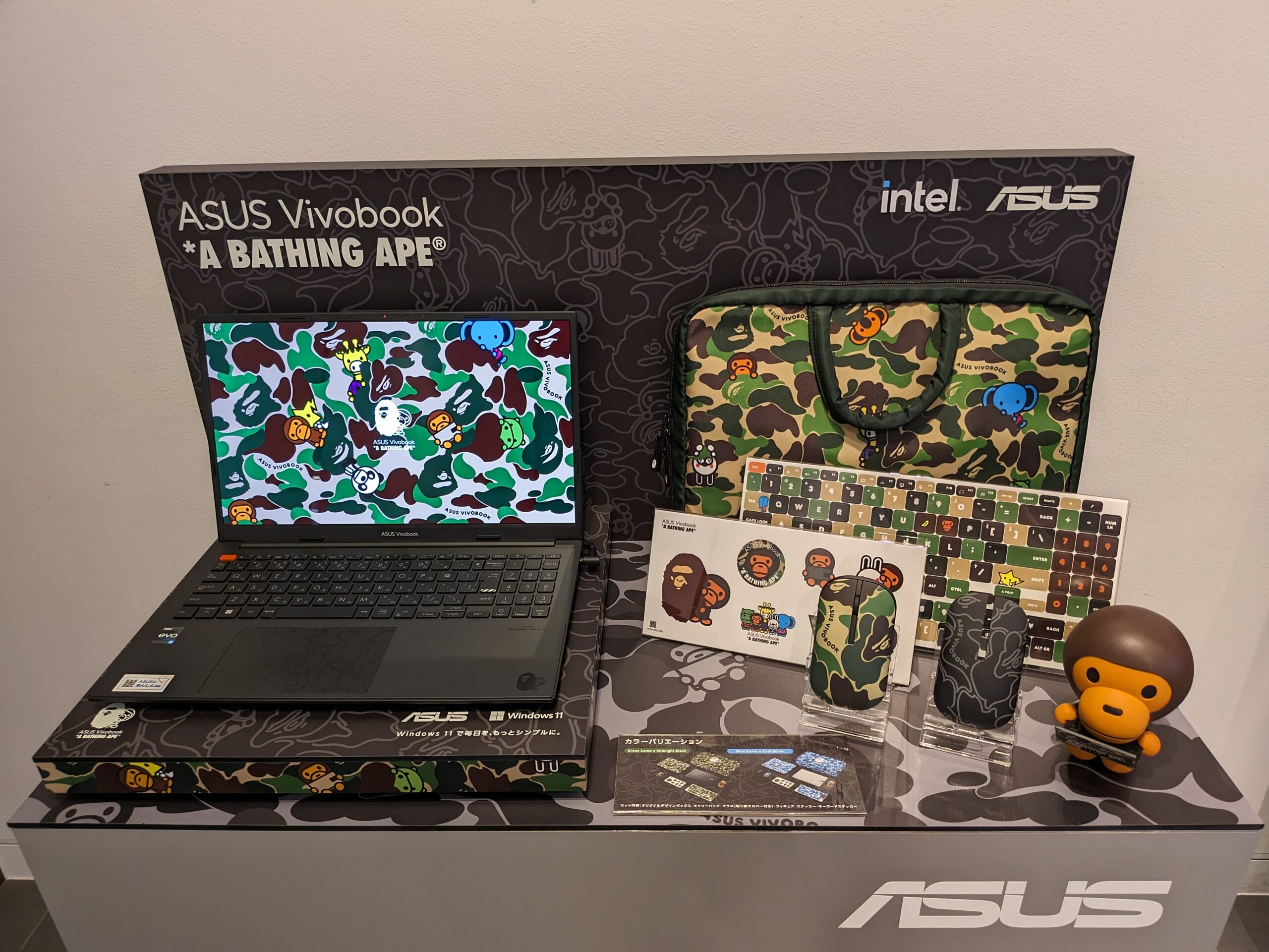 ASUSがA BATHING APEとコラボ！高性能なPC「ASUS Vivobook S 15 OLED