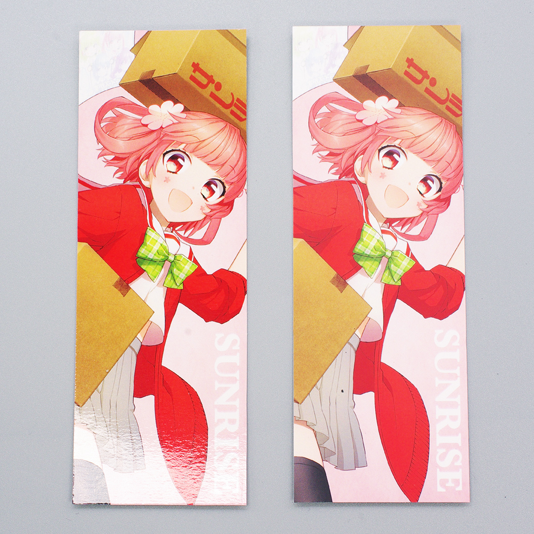 高品質オフセット印刷でオリジナルしおりが作れます | 同人誌の印刷