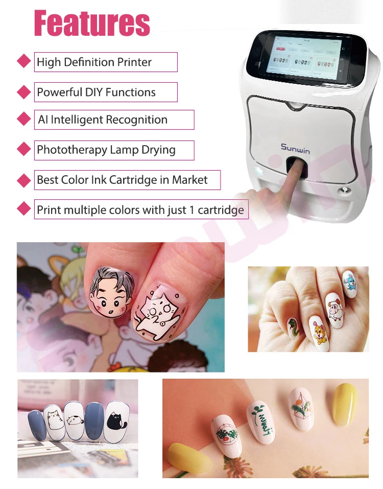 業務用3D自動ネイルプリンター - Sunwinbeauty