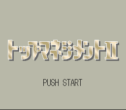 トップマネジメントII