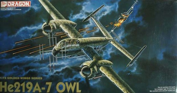 Heinkel He219A-7 OWL (Golden Wings Series) Dragon 5006