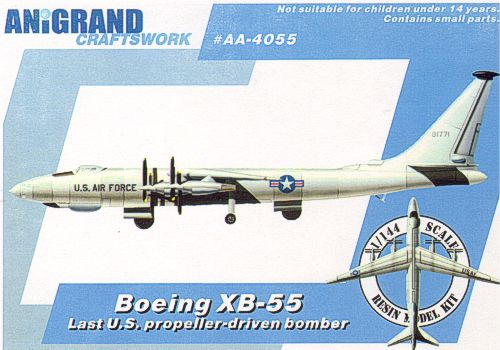Boeing XB-55 - Propeller-driven version of the B-47 Stratojet