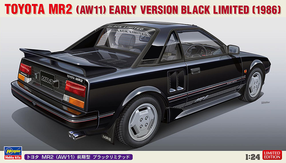 Toyota MR2 (AW11) Early Version Black Limited Edition (1986