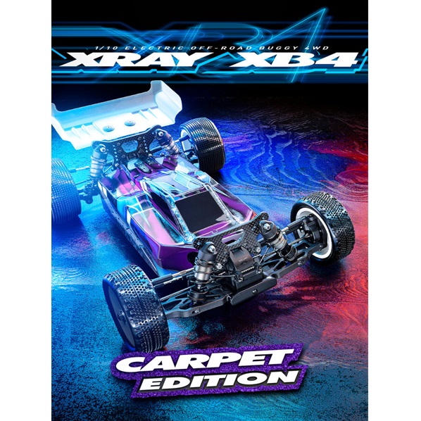 XRAY XB4 2025 カーペット 1/10EP 4WDバギーカーキット [360017