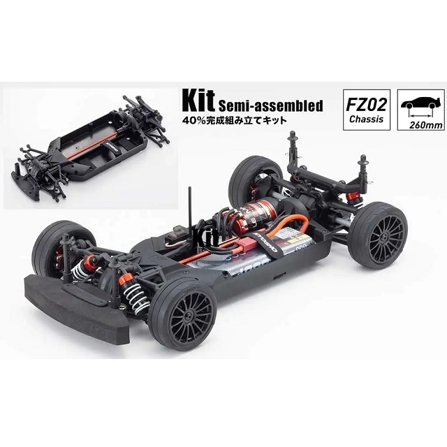 KYOSHO VALENCIA 1800 組み立てキット 1/10 EP 4WD フェーザーMk2 FZ02