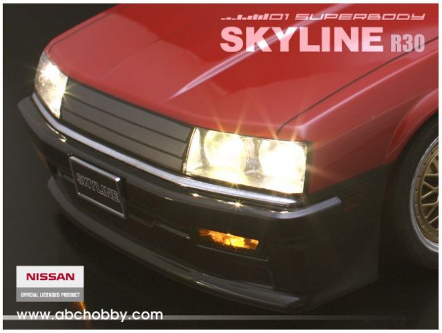 1/10電動ツーリング/ドリフト用ボディ R30スカイライン(前期型) [ABC