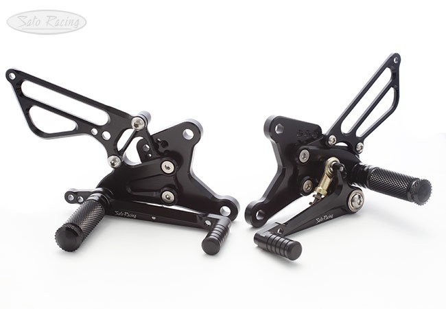 Sato Racing Adjustable Rearsets GP Shift - Kawasaki Ninja ZX-6R