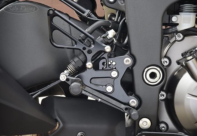 Sato Racing Adjustable Rearsets Standard Shift - 2019 Kawasaki