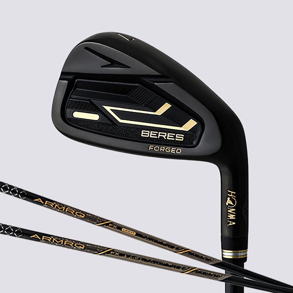 本間ゴルフ（HONMA）（メンズ）ベレス09 BLACK アイアンセット6本(6I