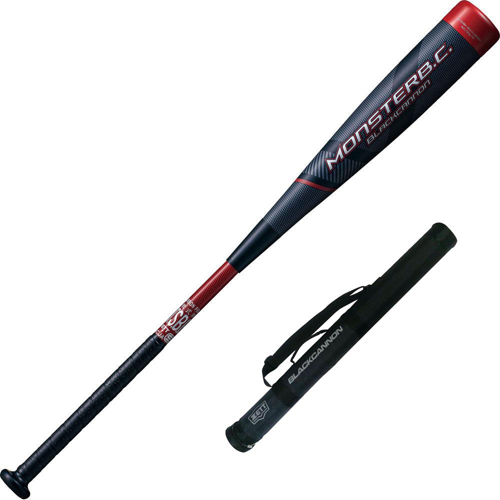 ゼット（ZETT）（メンズ）軟式用バット 野球 一般 モンスター ブラック