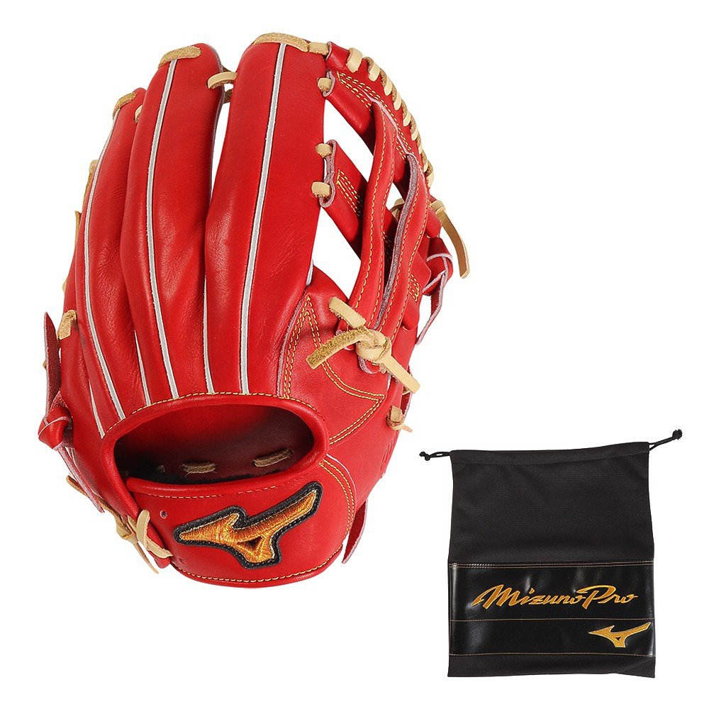 日本製 ミズノプロ オプション オーダー 硬式 内野手用 グローブ HAGA