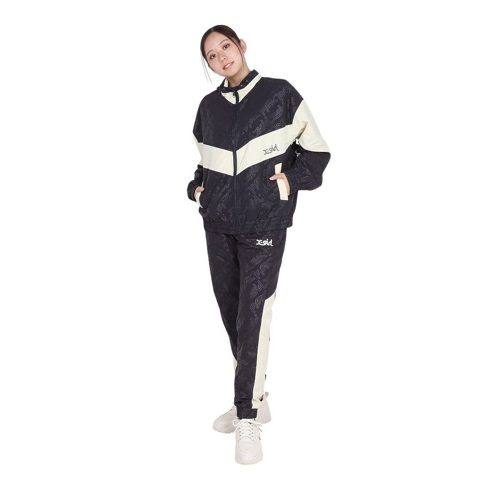 エックスガール（X-gir）（レディース）EMBOSSED WIND UP パンツ