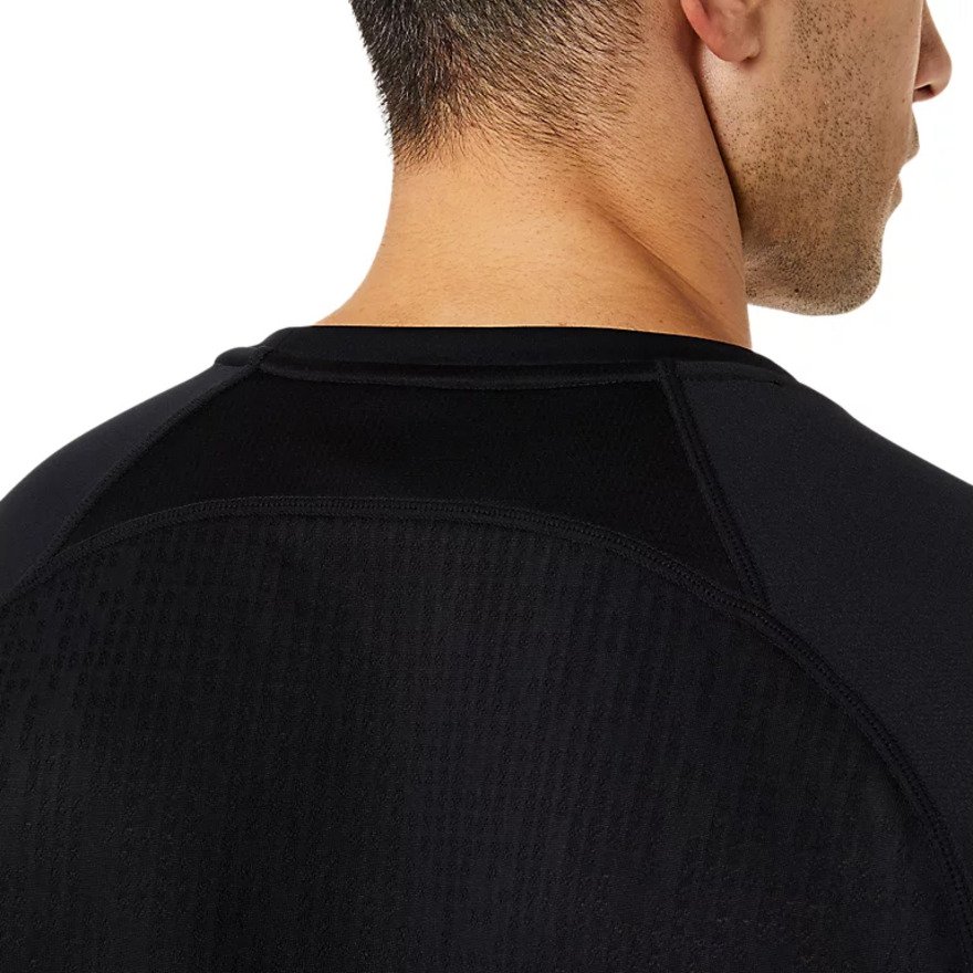 アシックス（ASICS）（メンズ）ACTIBREEZEパネルジャカード半袖シャツ