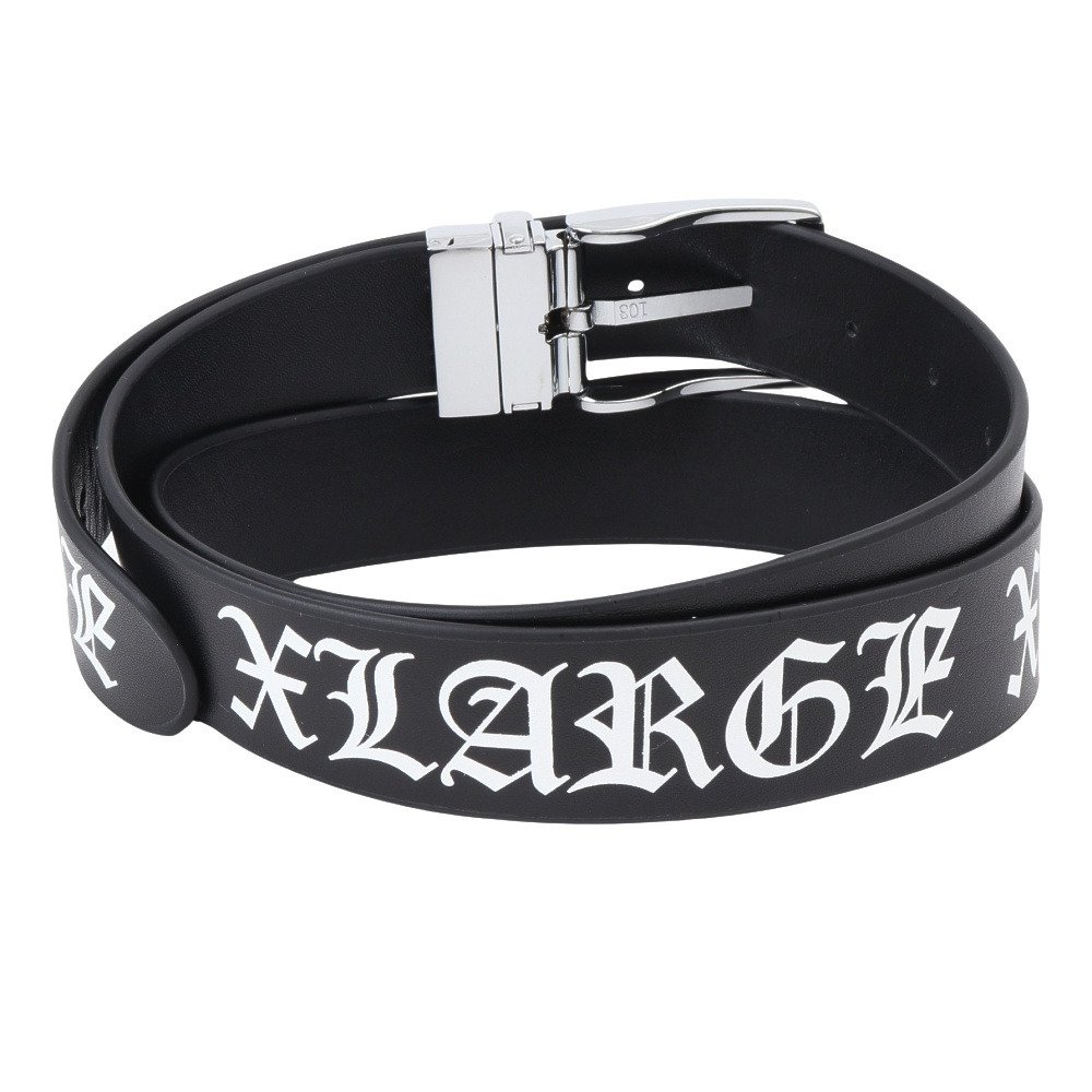 エクストララージ（XLARGE）（メンズ）LEATHER ベルト 101242054008-BLACK
