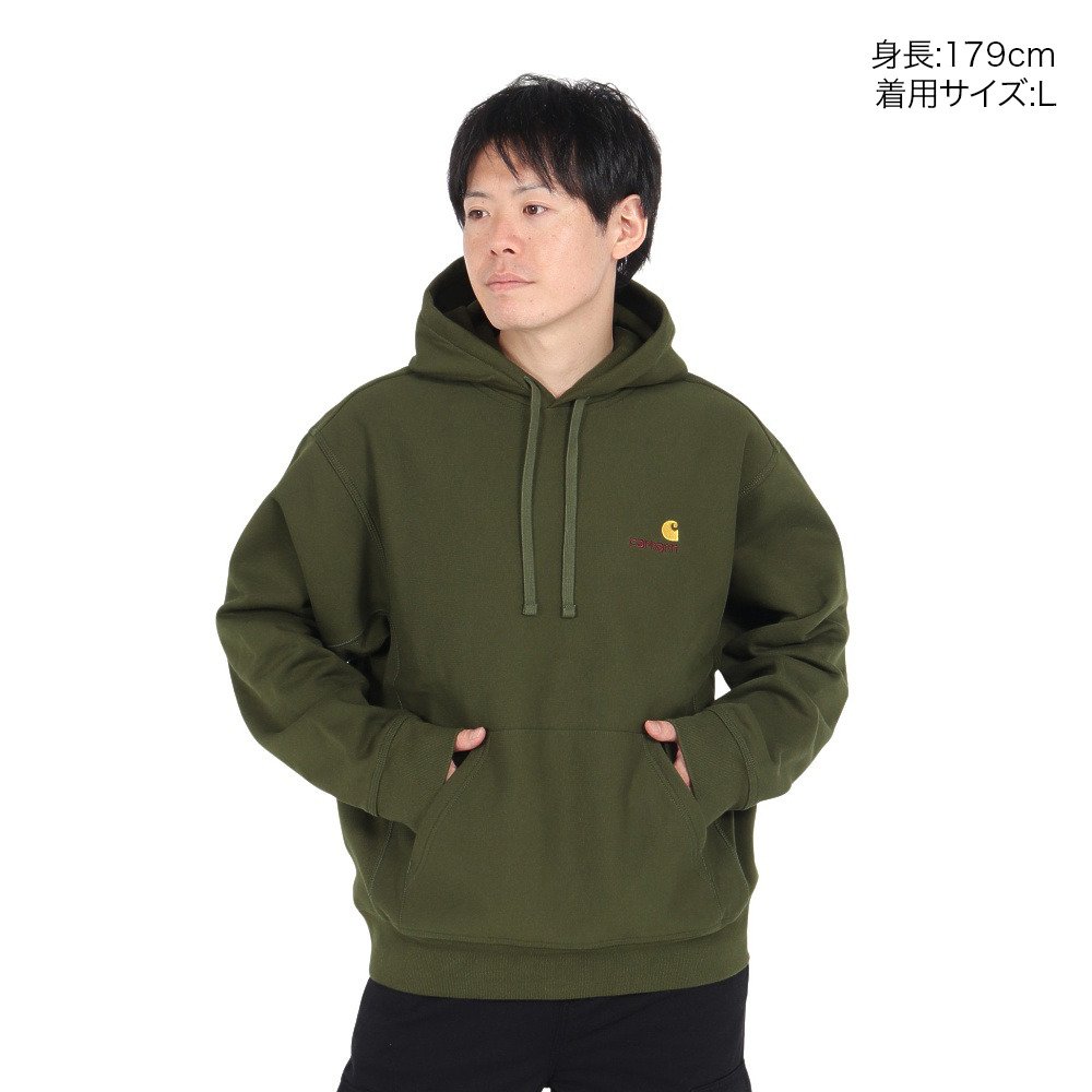カーハート（CARHARTT）（メンズ）フーデッド アメリカン スクリプト