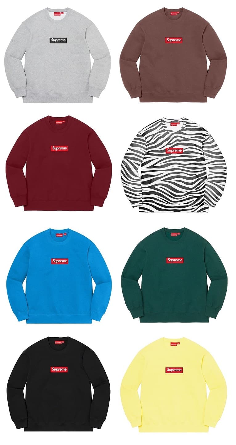 Supreme '22F/W Week15 Box Logo Crew | Supreme Plus