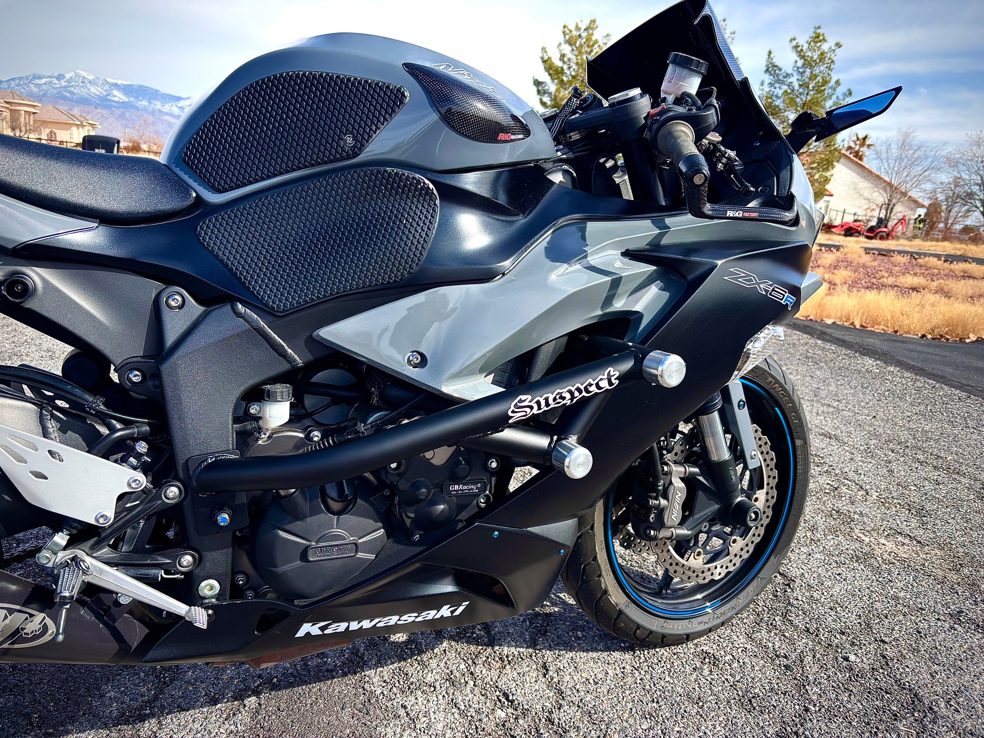 2013-2023 Kawasaki Zx6r 636 Crash Cage – Suspect Stunt Parts