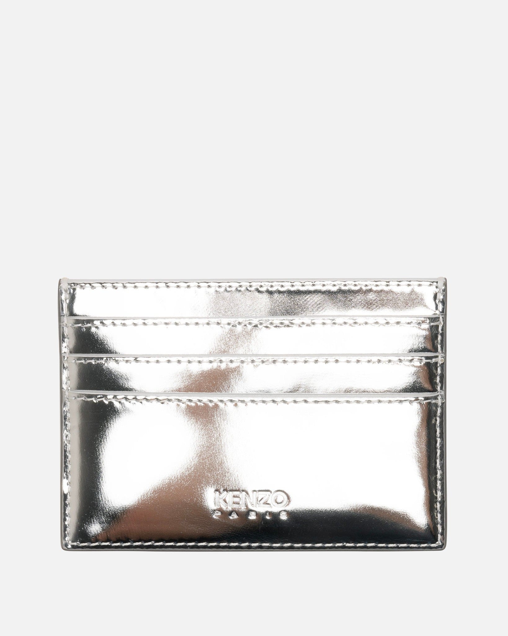 Card Holder in Embossed Silver – SVRN