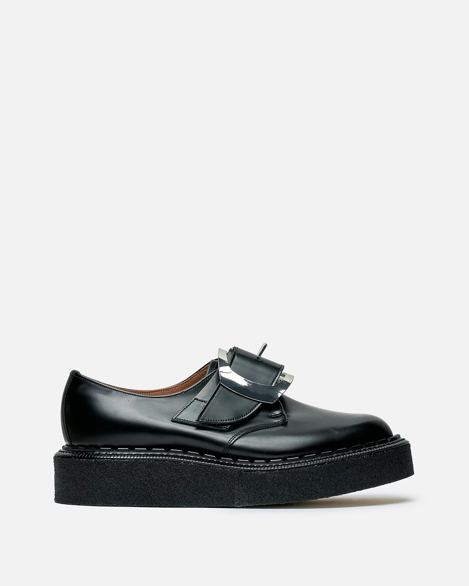 George Cox Edition Buckle Monk Shoes in Black – SVRN
