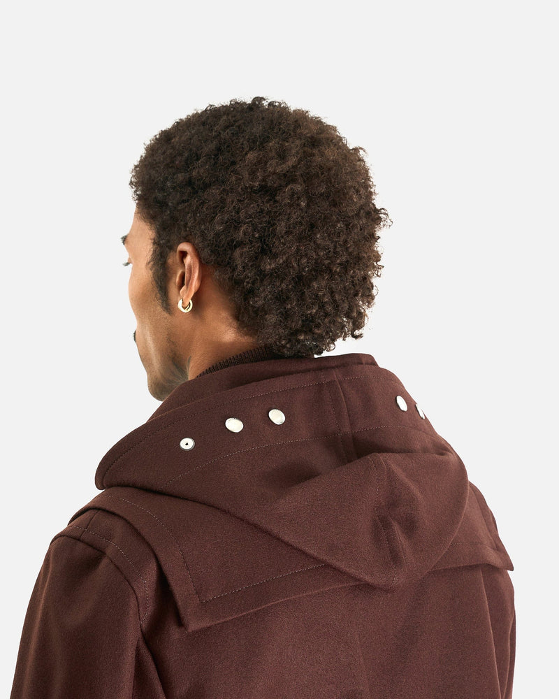 Wool Melton Blouson in Brown – SVRN