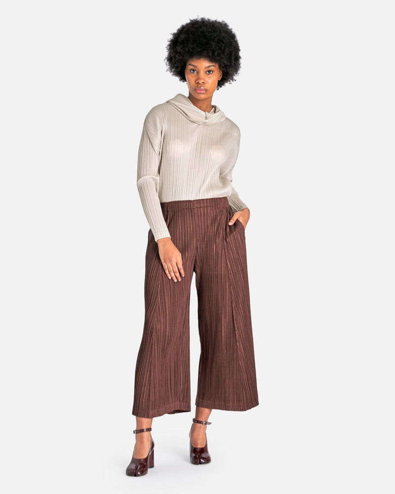 Thicker Bottoms 2 Wide Leg Pants in Dark Brown – SVRN