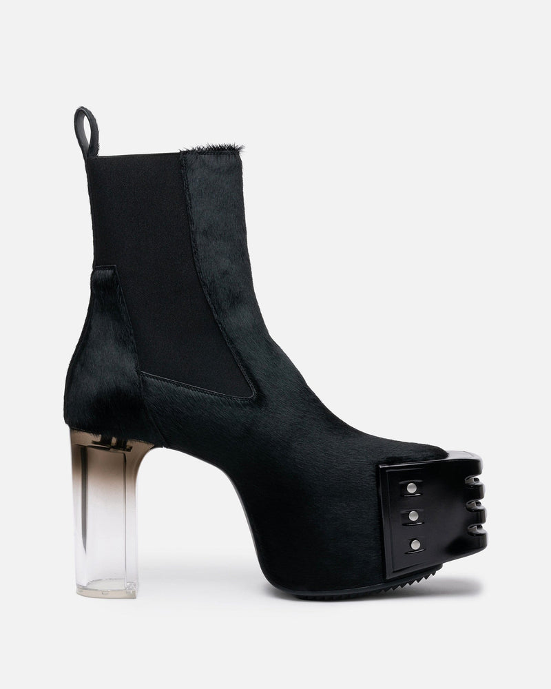 Grilled Kiss Boots in Black/Clear – SVRN