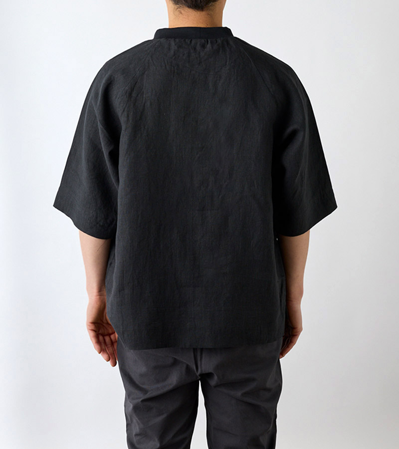 寸法図【NO.2100】＜メンズ＞ラグランスリーブのオーバーシャツ [M便 0