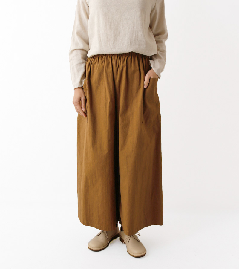 実物大型紙【No.402】サイドポケット付きワイドパンツ＜スゴラク＞(SML