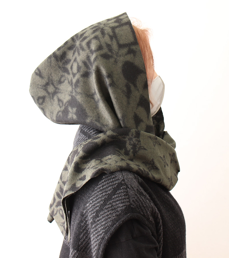 実物大型紙【No.5113】フードマフラー （ワンサイズ）＜スゴラク