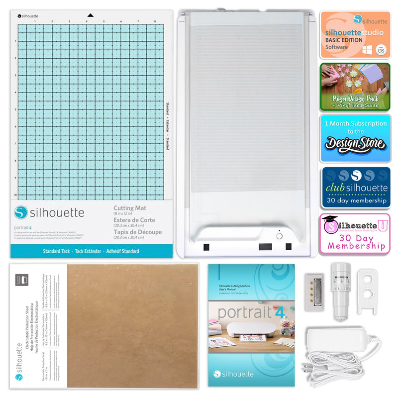 Silhouette Portrait 4 with Electrostatic Mat | Swing Design