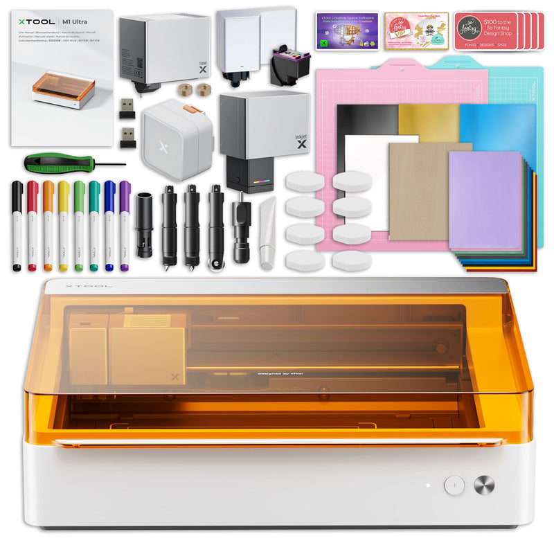 xTool M1 ULTRA 10W 4-in-1 Laser Bundles | Swing Design