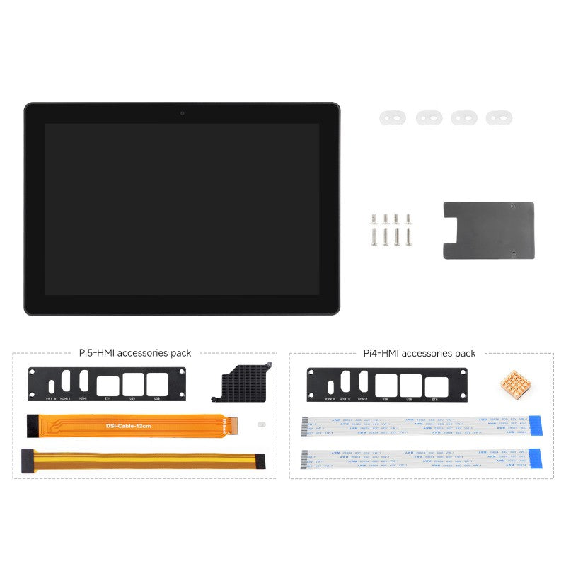 Waveshare Raspberry Pi 5/4用オールインワン8インチタッチ