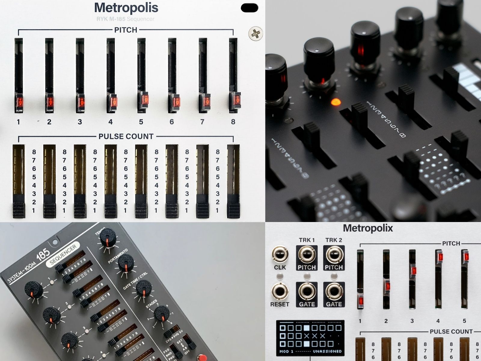Intellijel Metropolixモジュラーシンセサイザー シーケンサー