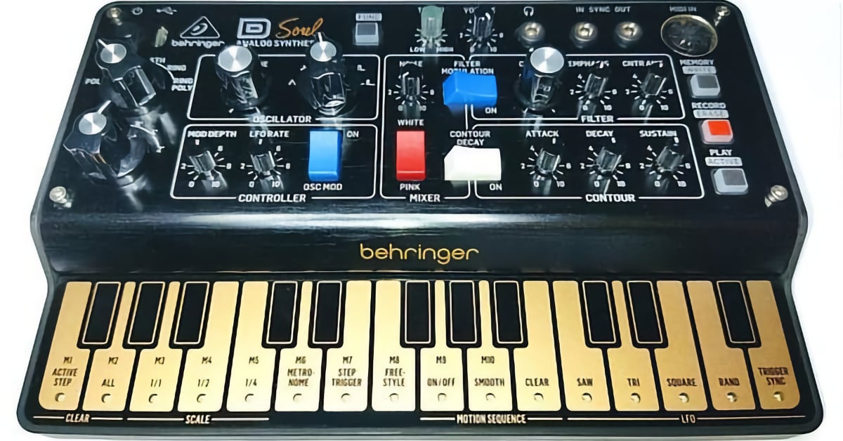 Behringer Intros Tiny $99 Minimoog Knockoff, The Model D Soul