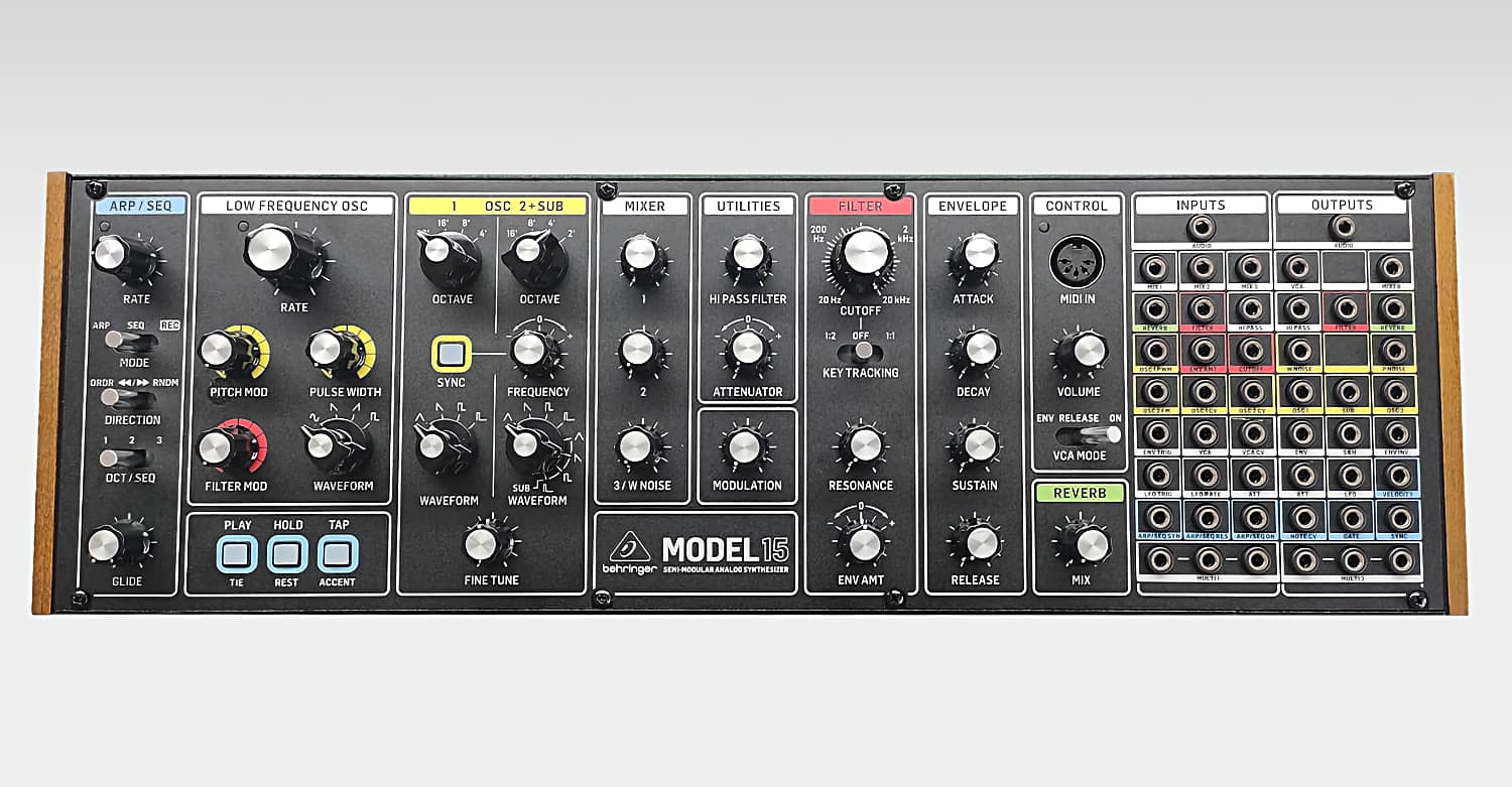 Behringer's Latest Synth, Model 15, Copies The Moog Grandmother