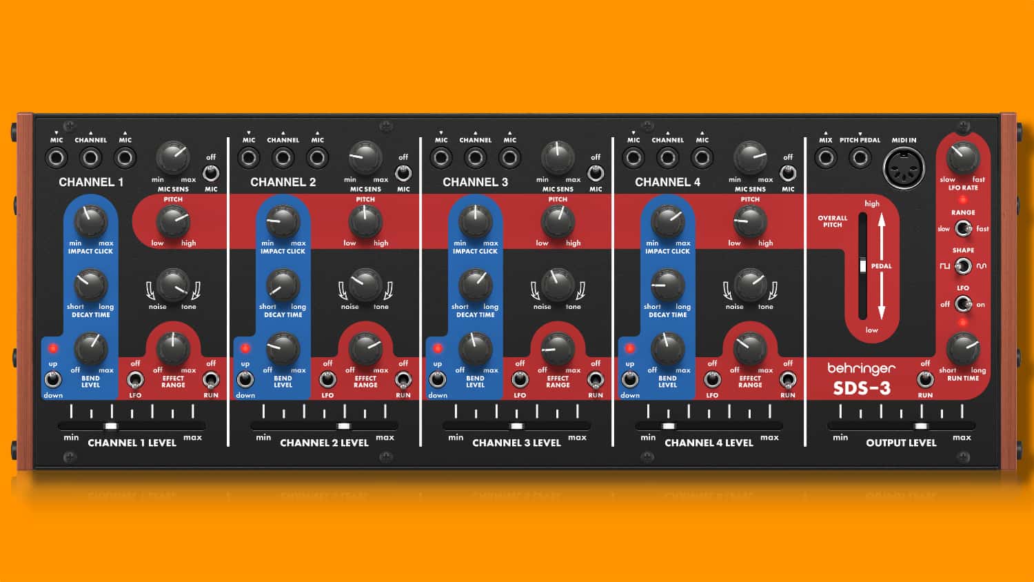 Behringer SDS-3 4チャンネルアナログドラムシンセサイザー Behringer