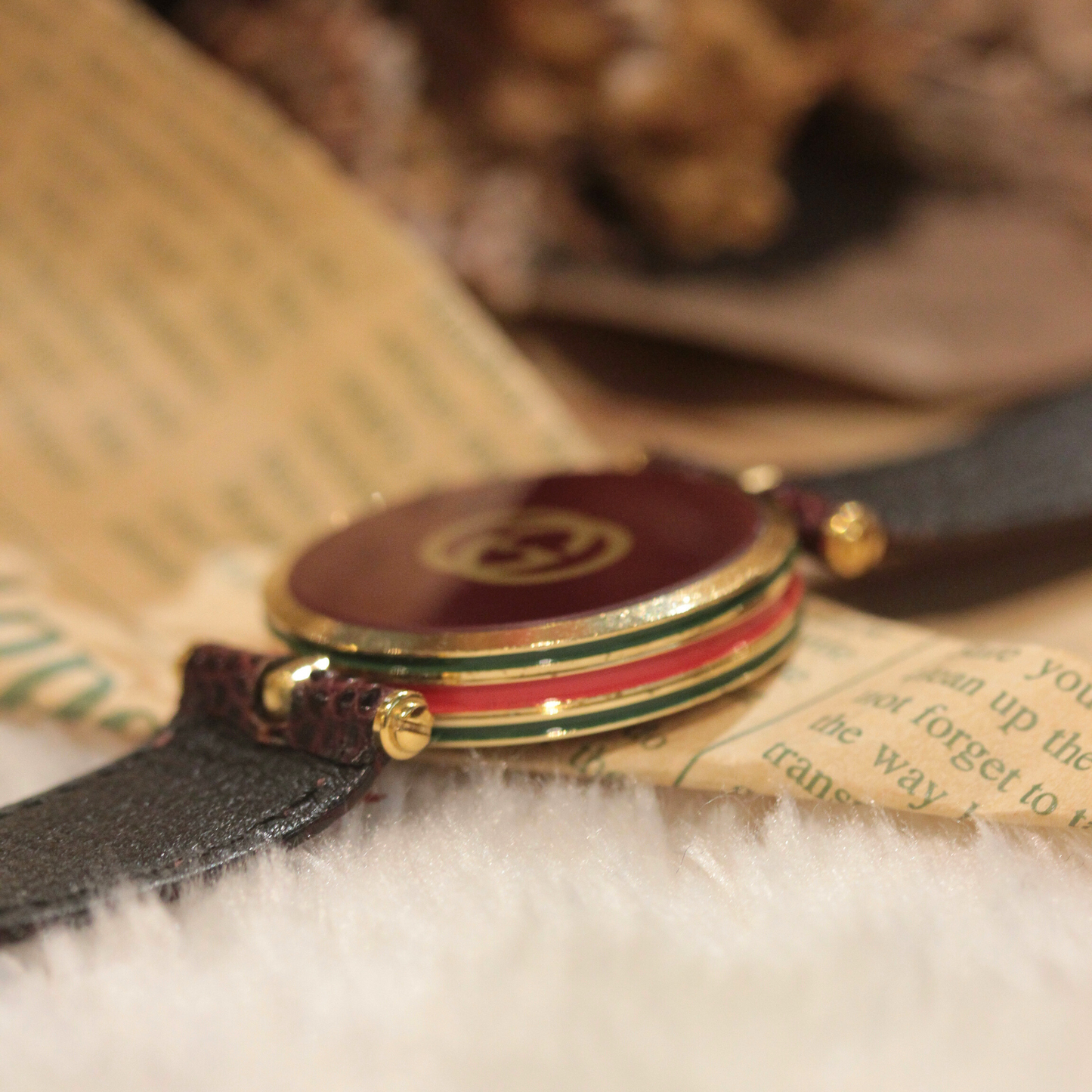 GUCCI / グッチ / 革ベルト / クォーツ(電池)式 / 584-07-gucci – 正美