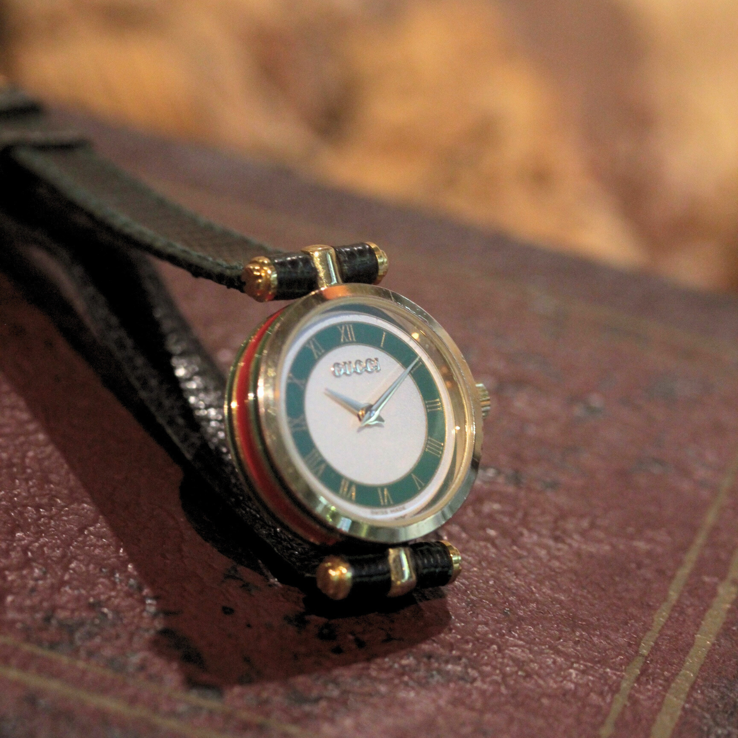 GUCCI / グッチ / シェリーライン / グリーン / ヴィンテージ腕時計