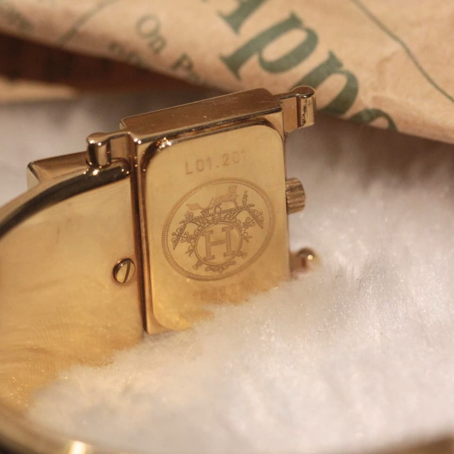 HERMES / エルメス / ロケ / バングルウォッチ / エマイユ 七宝焼き