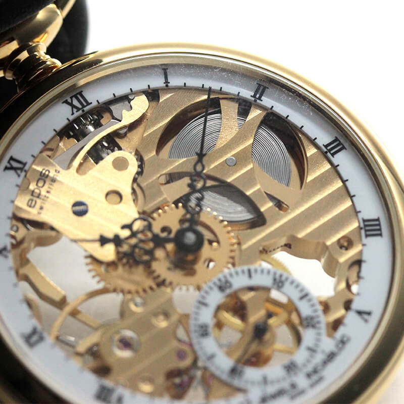 エポス（EPOS)/2003GP-N/手巻き式/コートドジュネーブ/懐中時計 – 正美