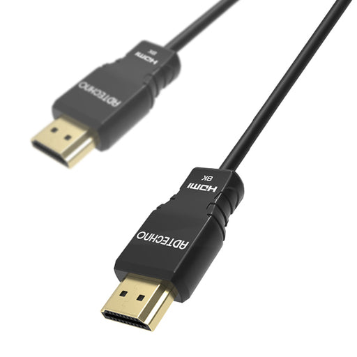 ADTECHNO AHS2-010M 48Gbps 対応 ウルトラスリム高強度光ファイバHDMI