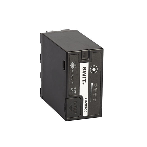 SWIT LB-SF65C USB PD対応リチウムイオンバッテリー(SONY NP-Fタイプ