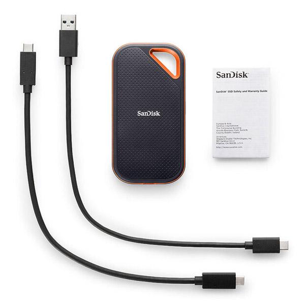 SanDisk SDSSDE61-4T00-J25 エクストリーム ポータブルSSD V2 4TB