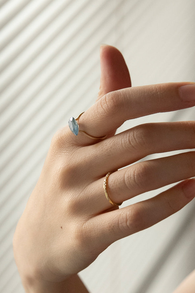 MONAKA jewellery Hibiki Diamond Half Eternity Ring モナカ