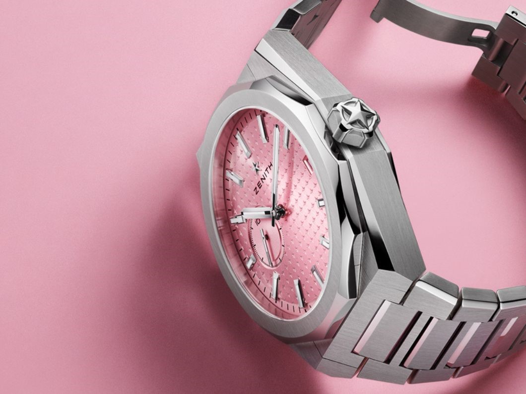 3年連続、ピンク文字盤モデル【ゼニス】世界初の“1/10秒計”を搭載
