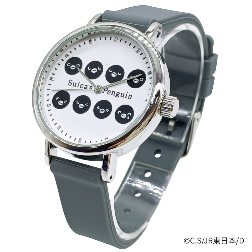 全2パターン展開【“JR東日本Suica”ペンギンモデル新作】文字盤に