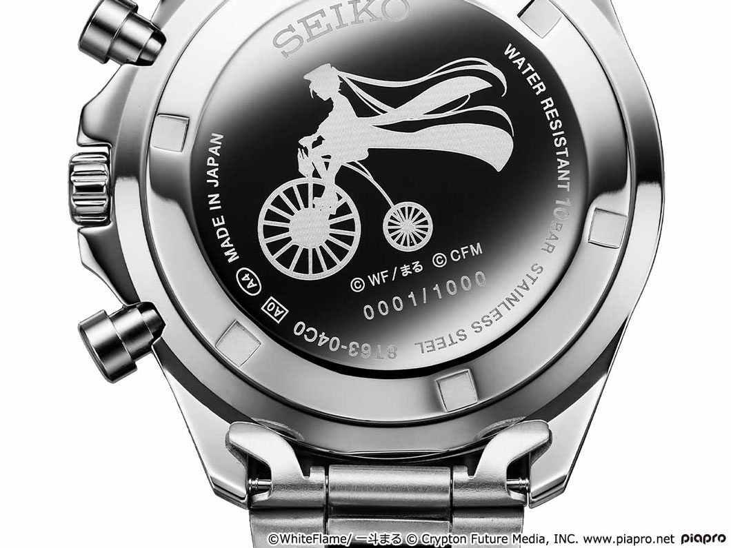 国産ブランド“セイコー”×初音ミク『千本桜』】文字盤は桜の襟章などMV