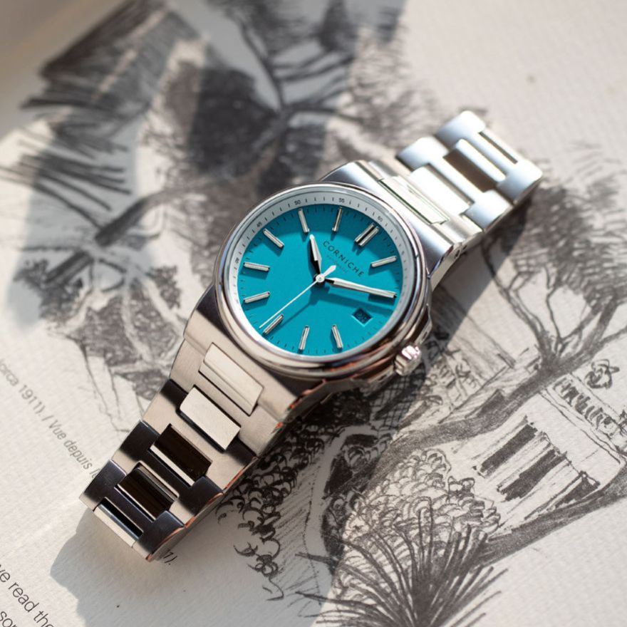 国産ブランドほか【手が届く価格の“ターコイズブルー”文字盤】天然石