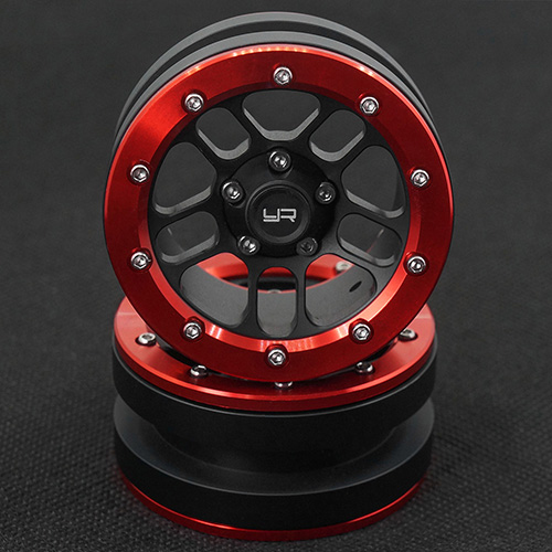 1/10クローラー用 アルミCNC Beedlock ホイル 2本入